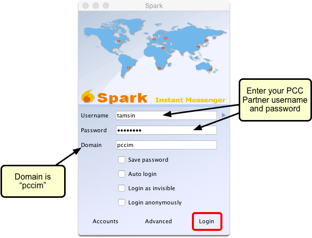 how to install spark messenger through local network