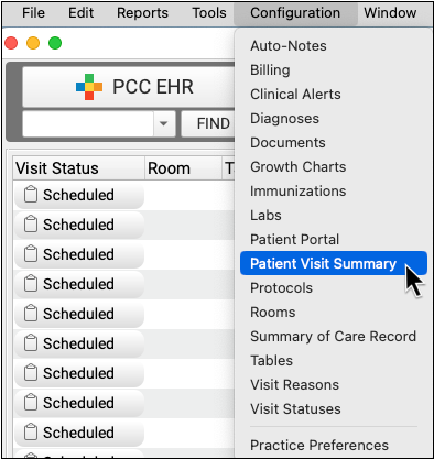 patient visit summary template