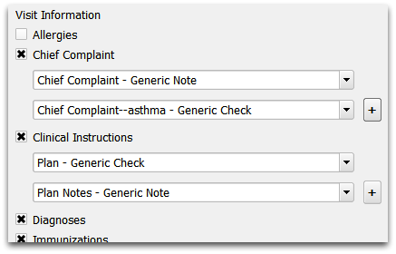 patient visit summary template