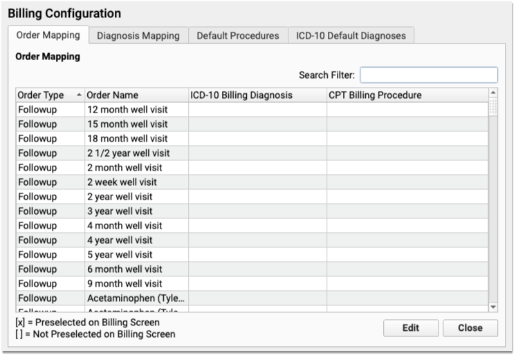 Configure Pcc Ehr Billing And The Electronic Encounter Form Pcc