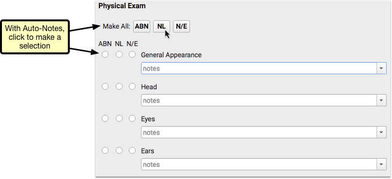 Use Auto-Notes to Insert Your Standard Text in a Chart Note Field - PCC  Learn