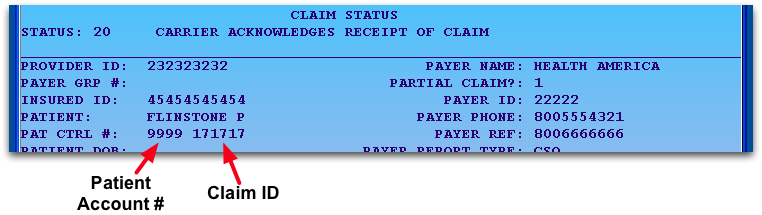 Claim account