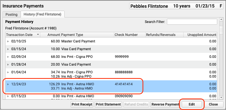 Insurance & Payment Info