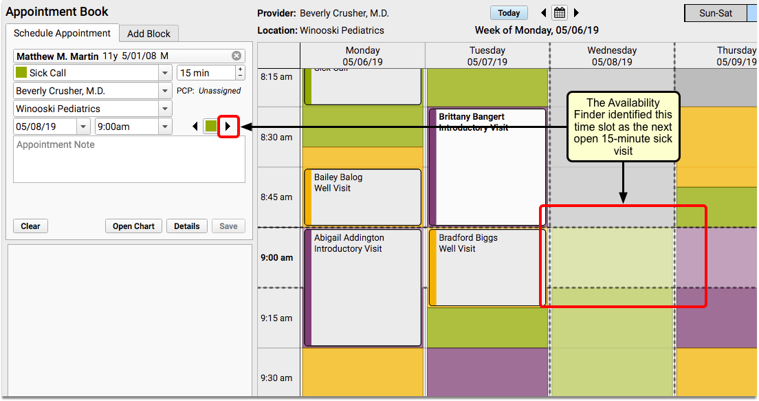 Time Slots Definition